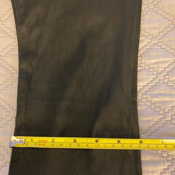 FRAME LEATHER ALI HIGH RISE CIGARETTE PANTS - Picture 11 of 16